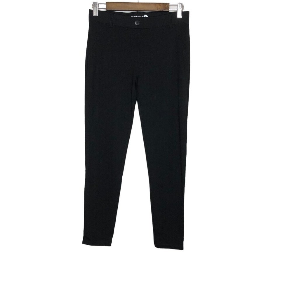 Betabrand Black Skinny Leg Classic Pull On Dress‎ Pants Size Small Petite